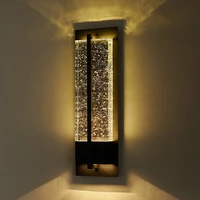 modern living room luxury wall lights air bubble k9 crystal home decor sconce porch corridor lighting bedroom bedside wall lamp