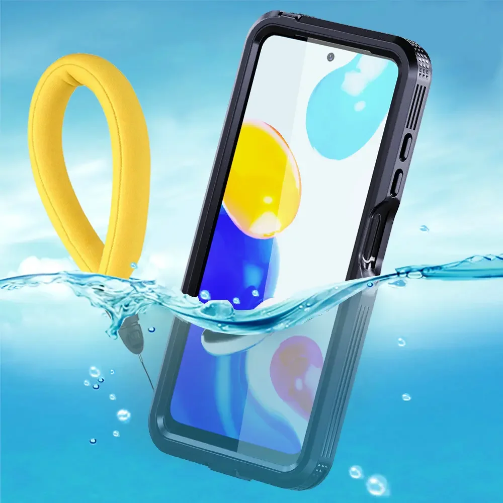 

Shockproof Diving Phone Cover, Waterproof Case, 360 Protect, Xiaomi Redmi Note 11s 11 Pro, 12 Pro, 11E, 5G, IP68