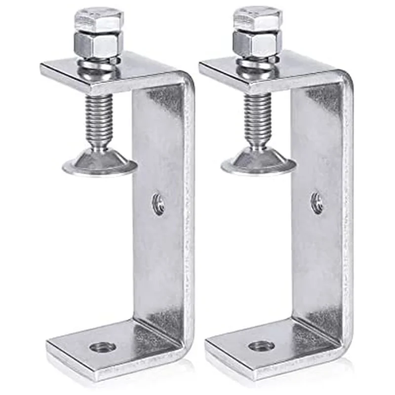 Металлический зажим Сверхмощный C-образный деревообрабатывающий с широкими