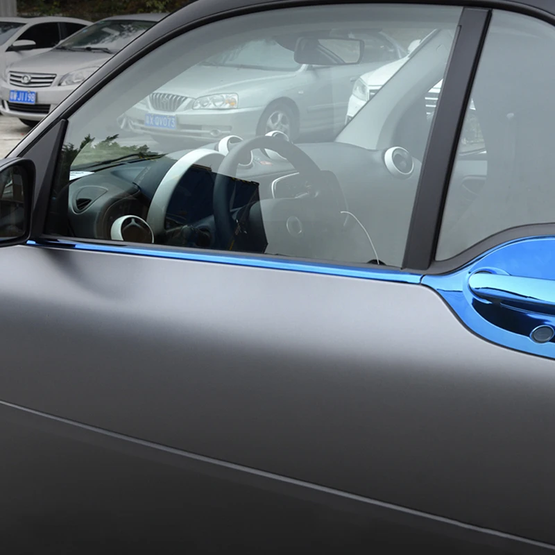 

Автомобильные аксессуары для нового Smart 453 fortwo 15-20, оконная отделка, внешняя наклейка из нержавеющей стали, защитная оболочка для украшения