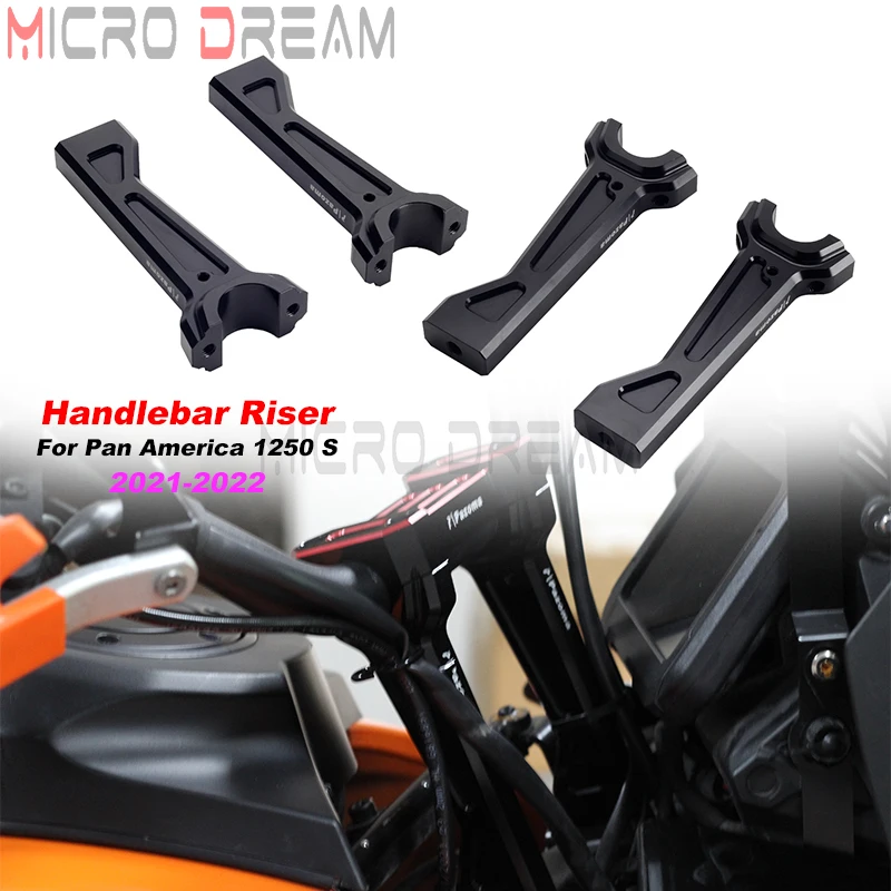 Motorcycle Handlebar Riser Clamp for Harley Pan America 1250S PA1250S RA1250S Accessories Bar Riser Tall Risers Adapter Mount