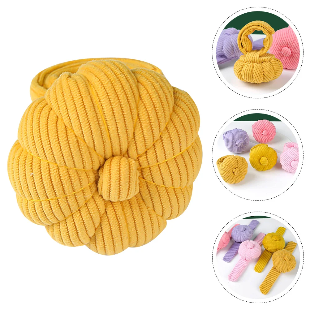 

Cushion Sewing Wrist Needle Pin Pincushions Holder Pumpkin Holders Pincushion Corduroy Wearable Needlework Diy Embroidery