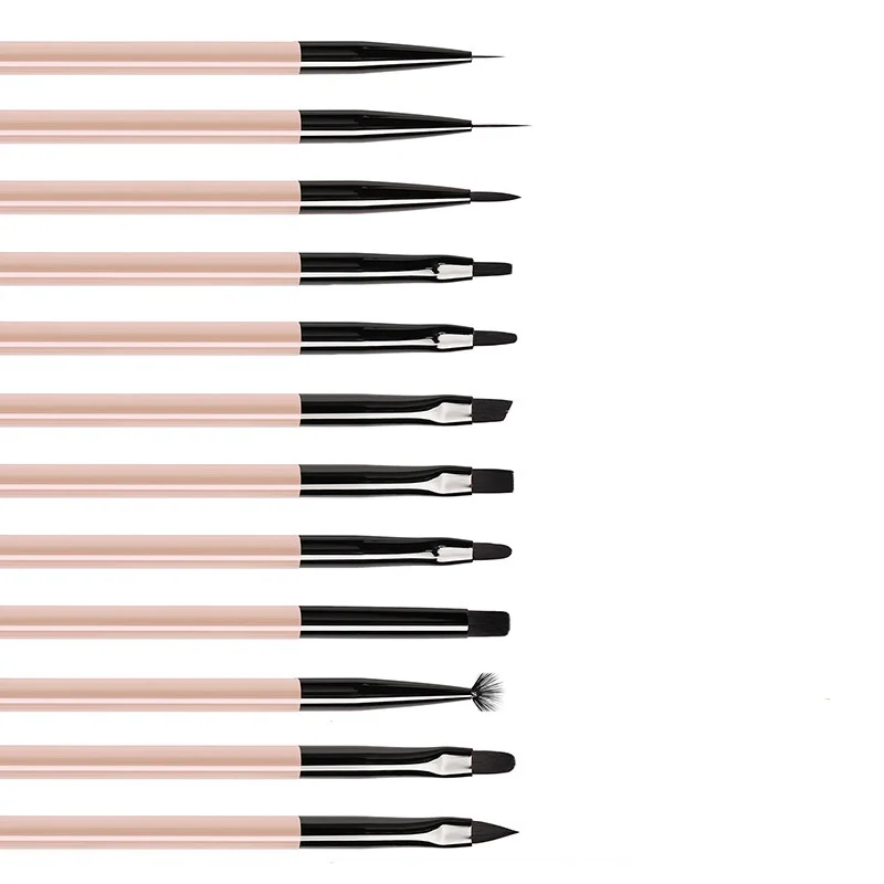 

Nail Art Acrylic Liquid Powder Carving UV Gel Extension Builder Painting Brush Lines Liner Drawing Pen Manicure Tools