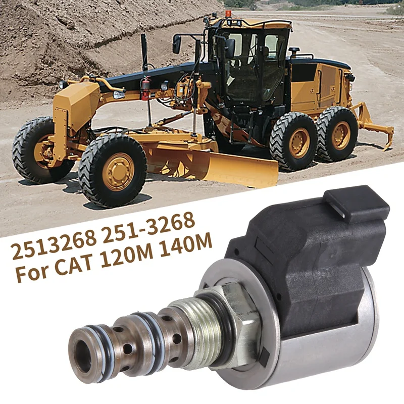 2513268 251-3268 Соленоидный клапан в сборе 24 В для CAT 120M 140M 160M 18M3 825K 826K 770 772 785D 962L 950L Замена