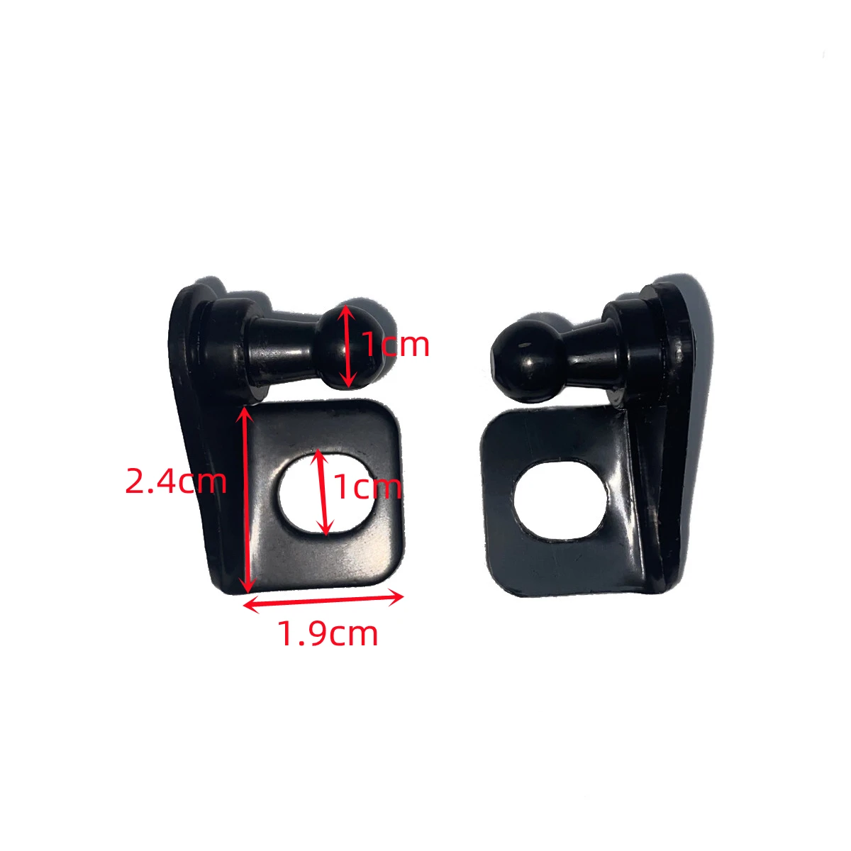 

2 шт. универсальные 10 мм автомобильные шариковые шпильки монтажные кронштейны разъем для газовых пружинных стоек подъемный опорный амортизатор