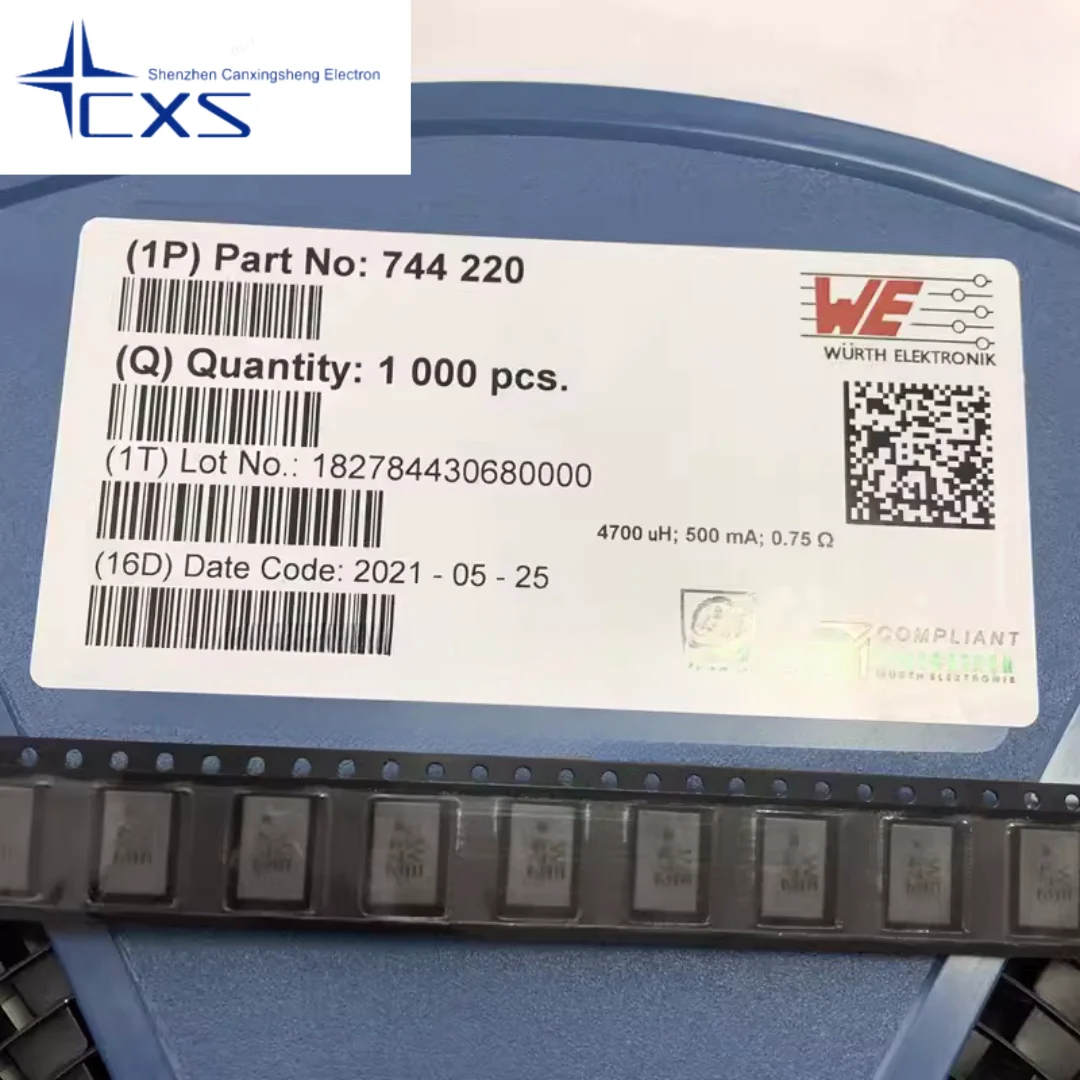 5 шт. 744220 SMD индуктор фильтра общего режима 472 2 * мВ Размер: 9x6x5 мм мА