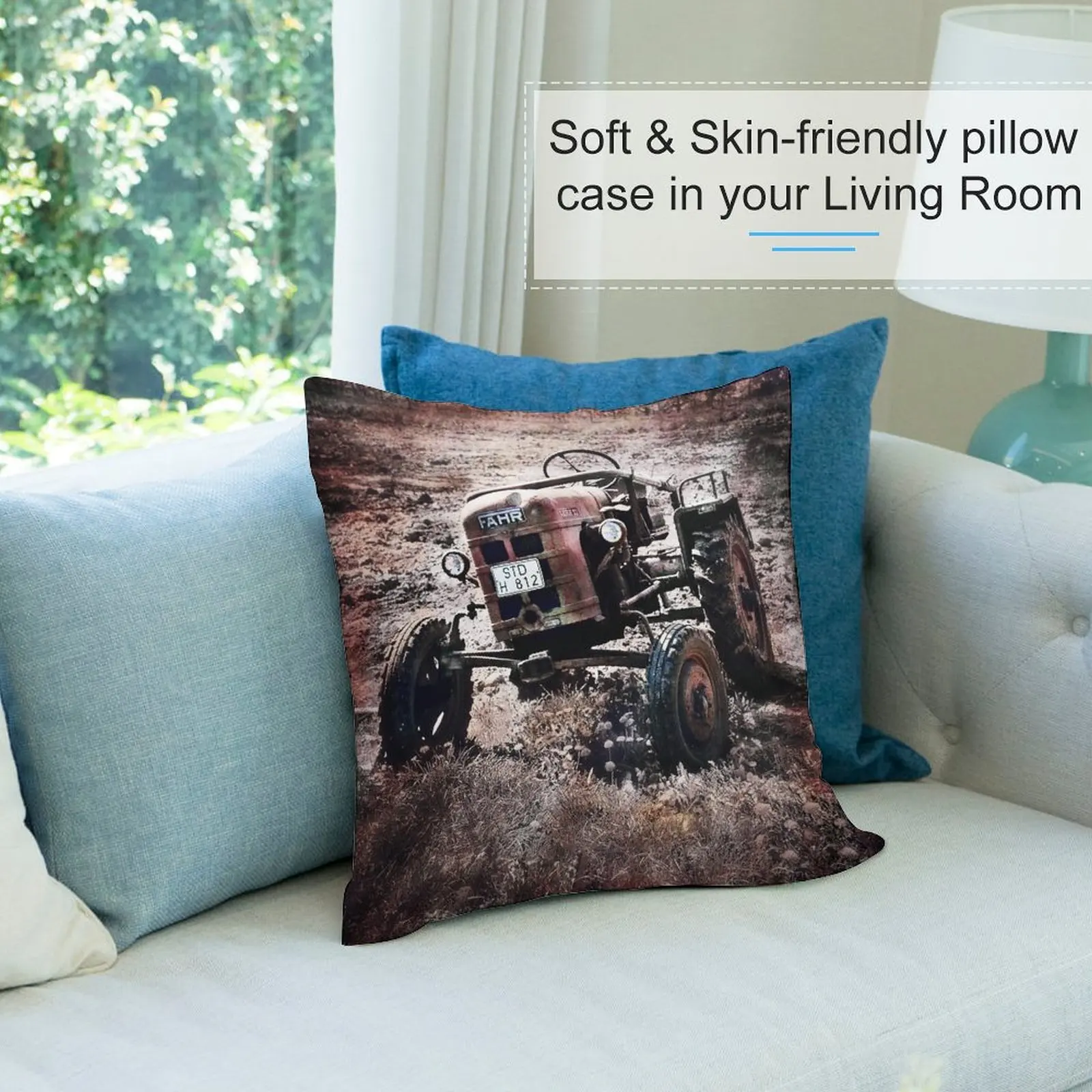 Декоративные наволочки для диванной подушки гостиной