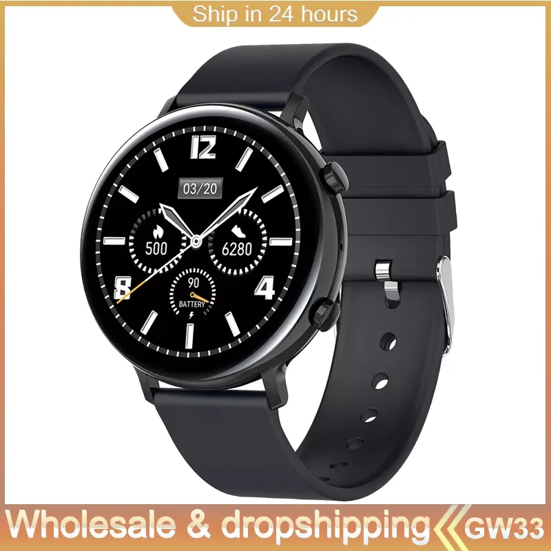 

GW33 Smartwatch Waterproof Watch for Women ECG PPG Heart rate Monitor Dail Call reloj Smart Watch Men PK SG3 K8 For IOS Android