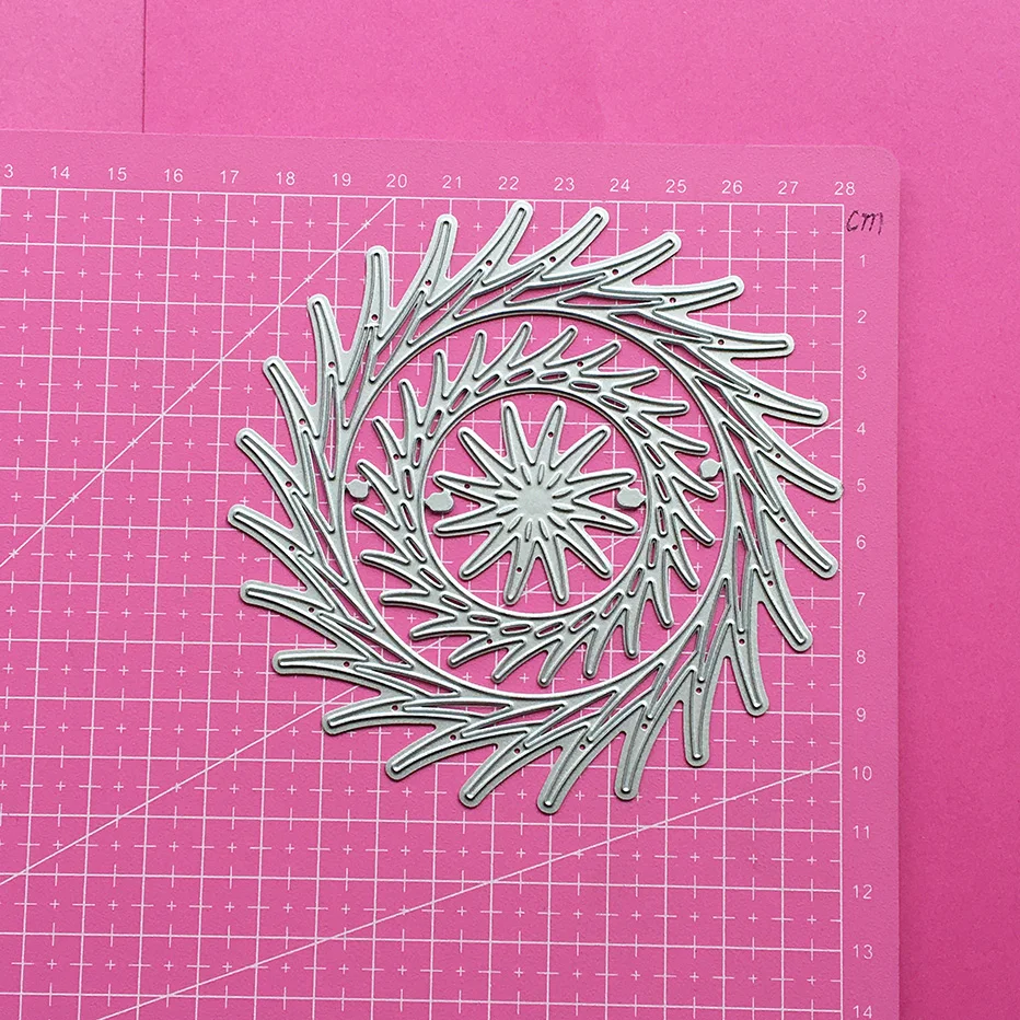 Новые круглые полые шаблоны для скрапбукинга режущие штампы оформление сделай