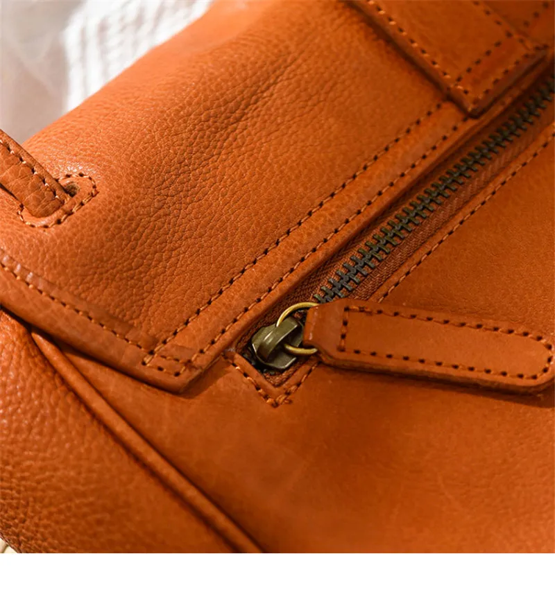 Fashion luxury genuine leather women's handbag outdoor leisure natural soft real cowhide weekend shopping ladies shoulder bag