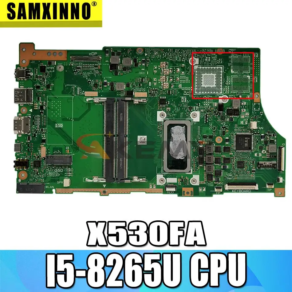 

Материнские платы AKEMY X530FA материнская плата для ноутбука ASUS X530FN X530F S5300F 100% протестированная оригинальная материнская плата I5-8265U
