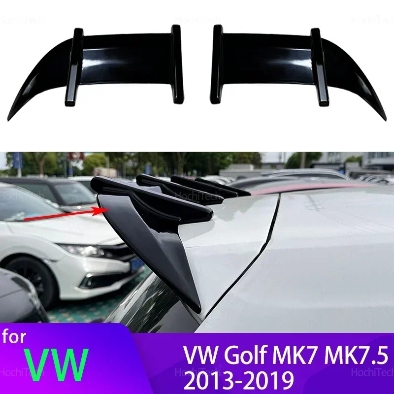Для Volkswagen VW Golf MK7 MK7.5 R-line 2013-2019 заднее окно крыша автомобильный спойлер крылья ABS