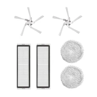 6pcs replacement parts kit for xiaomi dreame w10 robotic vacuum cleaner washable hepa filter mop cloth side brush