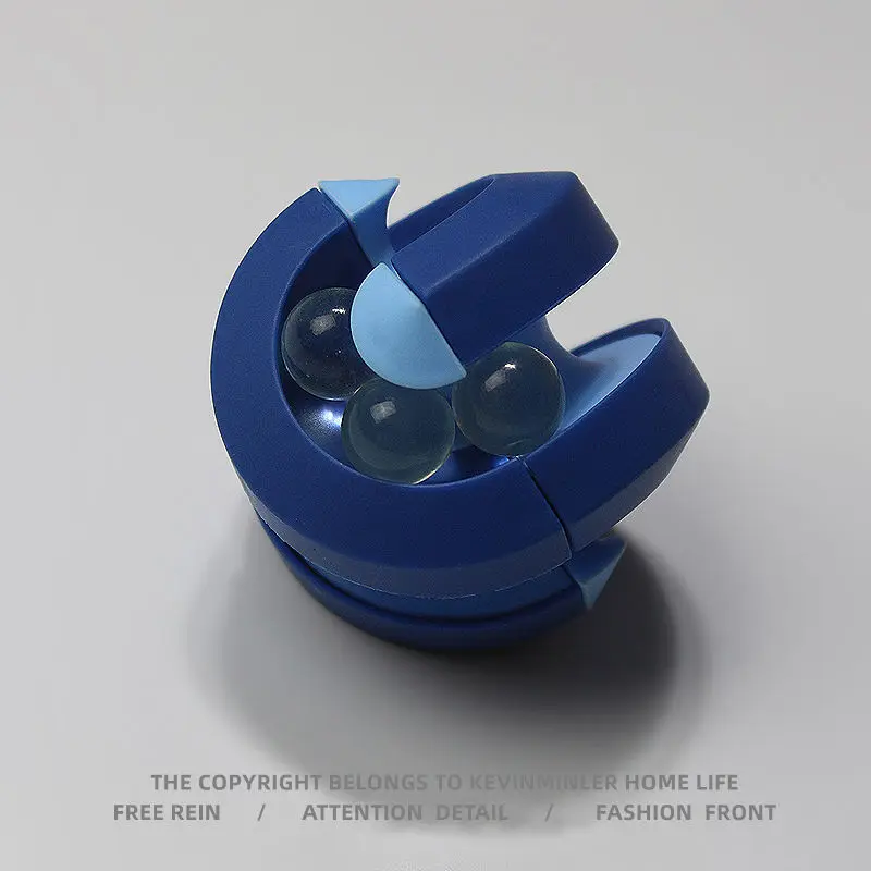 

glass Ball Spinning Fidget Toys 3 Bead