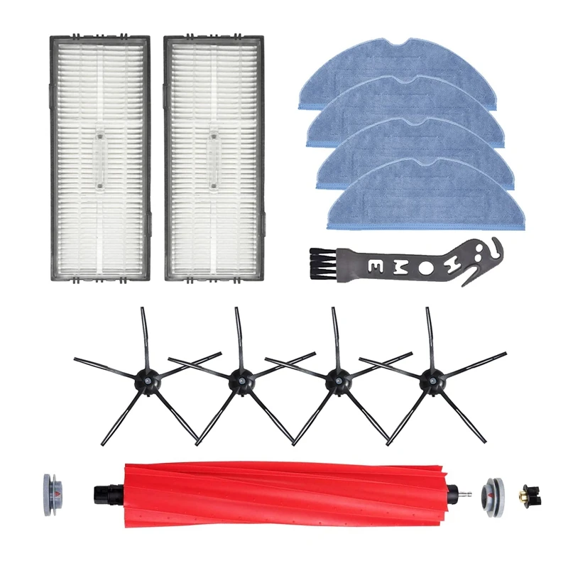 

Запчасти для пылесоса Xiaomi Roborock S7 / T7S Plus, сменная основная щетка, насадка на швабру, фильтр НЕРА, боковая щетка