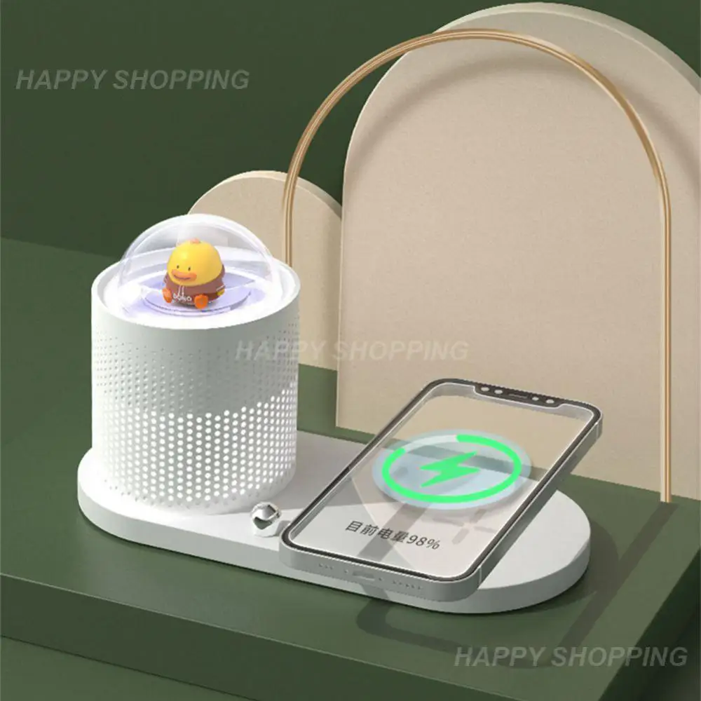 

Smartphone Charger Creative 3 Lighting Modes Low Power Consumption Over Temperature Protection Two In One Mobile Accessories.