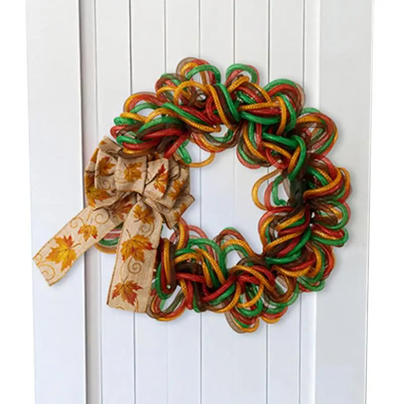 

Thanksgiving Wreath Lightweight Wreath For Celebrating Harvest Eye-catching Wreath Decoration For Autumn For Farm Walls Porch