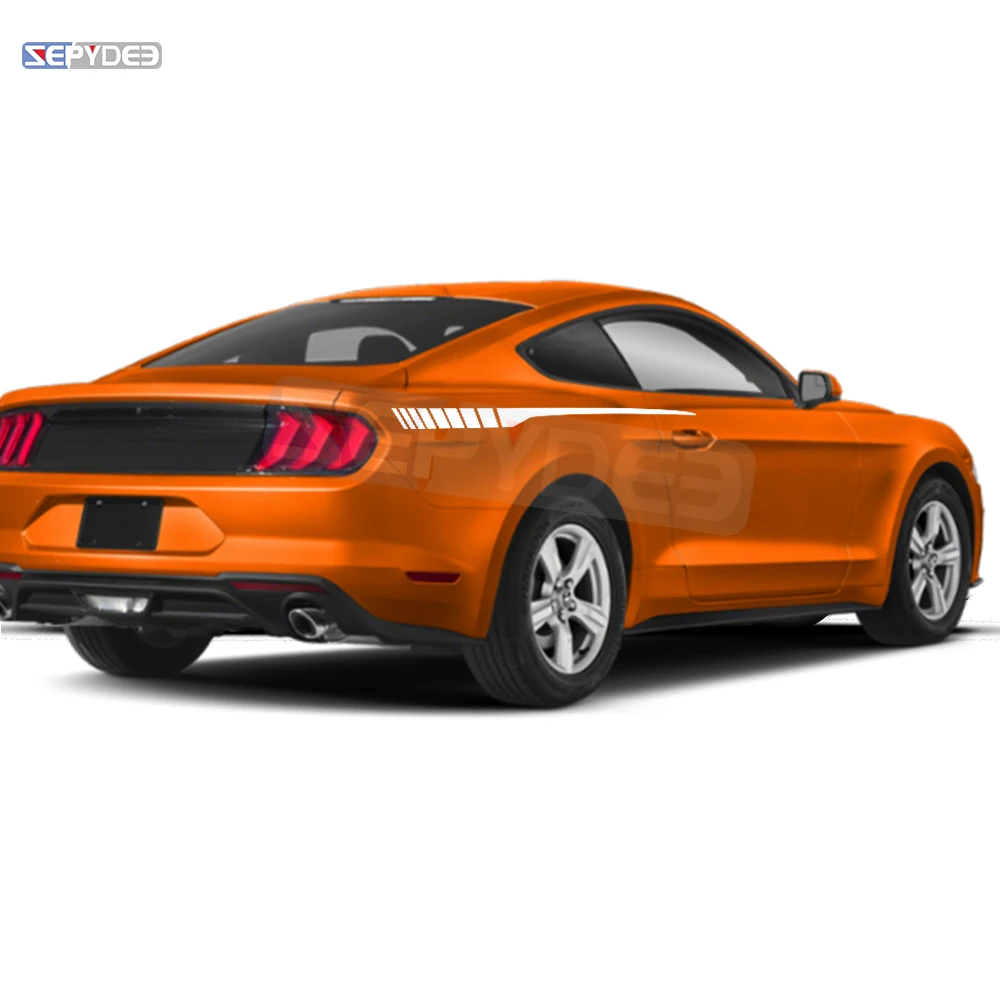 2 шт. наклейки на боковые полосы заднего крыла автомобиля украшение кузова