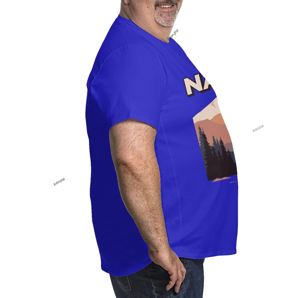 Футболки с графическим рисунком зверя в японском стиле для больших и высоких