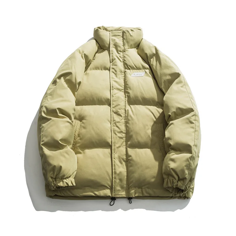 Rainbowtouches Men's Down Jacket Warm Thick Puffer Jacket Windproof Breathable Coat Casual High Quality Big Size Men Jackets