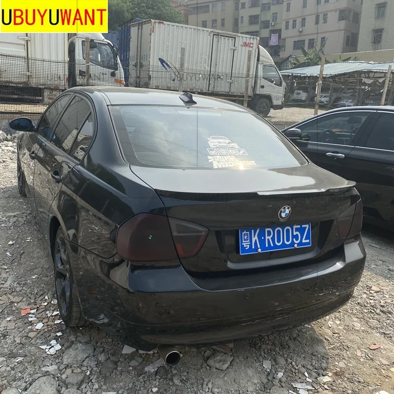 EPFBSQP для BMW E90 3 серии 2005-2011 M4 Стиль ABS окрашенный задний спойлер багажник крыло