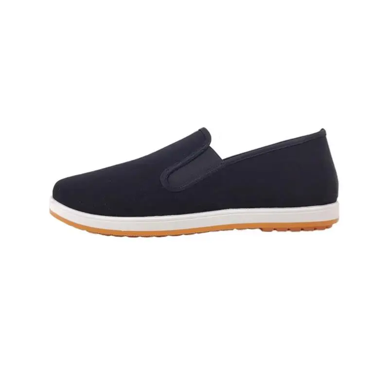 Waterproof Cloth Shoes Middle-Aged and Elderly Non-Slip Tendon Sole Cotton Added 355 Black Work 3522 Old Beijing Cloth...