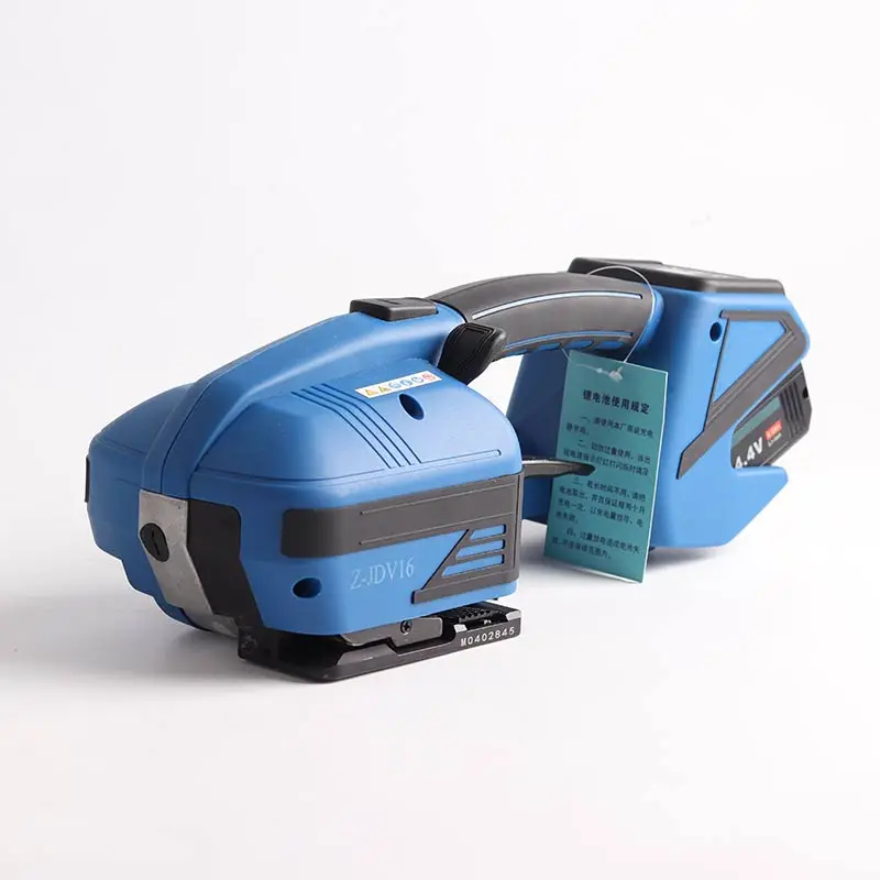 

JDV electric portable baler buckle-free strapping strap tightening one-piece strapping machine hot melt plastic steel