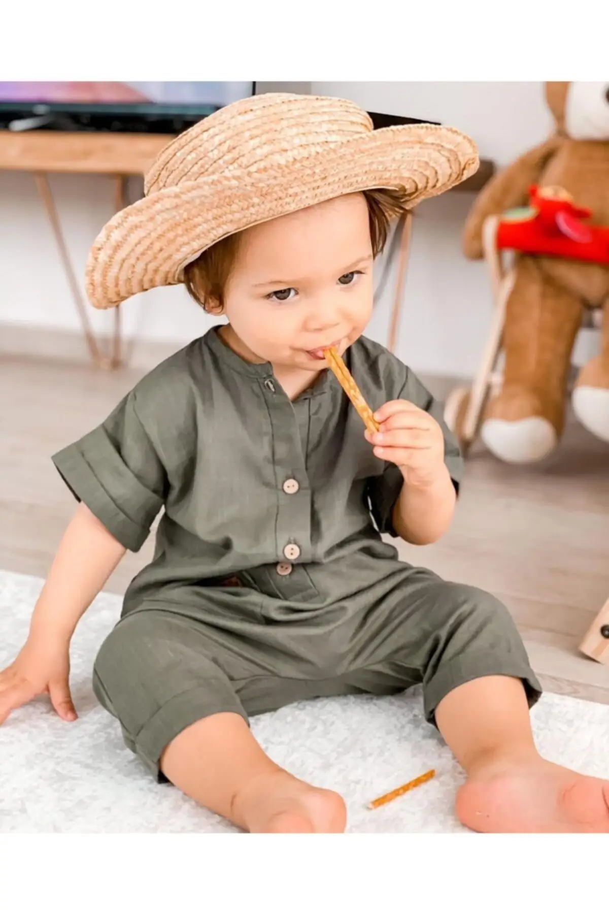 

Комбинезон для новорожденных девочек и мальчиков, из хлопка