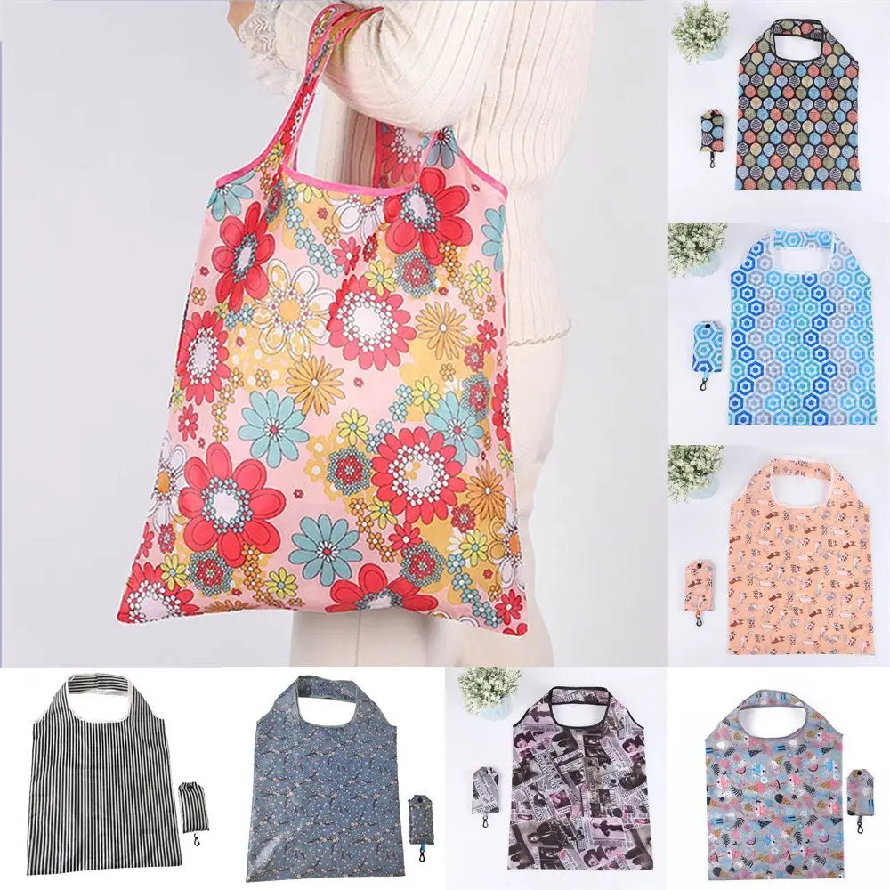 

Shopper Bag Shoulder Shopping Pouch Washable Grocery Package Reusable Foldable Shopping Bag Eco Bags Large Handbags