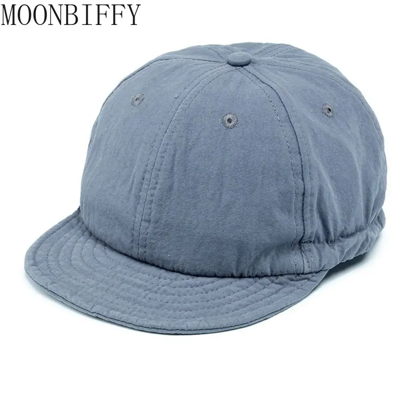 

Винтажная бейсболка с коротким покрытием для женщин и мужчин, Кепка с козырьком в стиле хип-хоп, Кепка для спорта на открытом воздухе, кепки ...