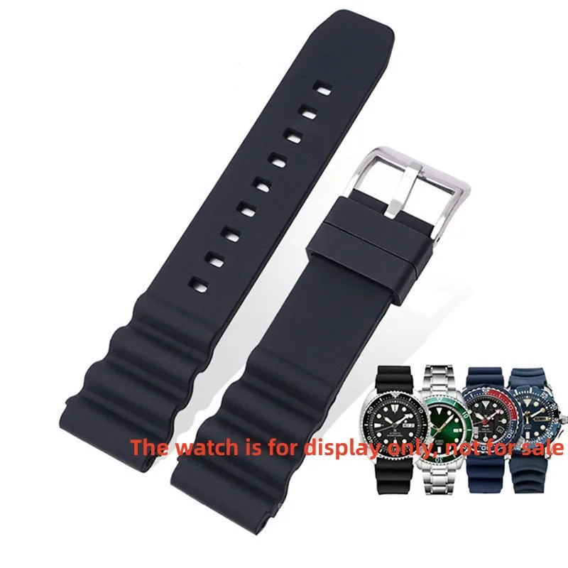 20MM 22MM Silicone SKX007 Turtle Small MM Watch Band Strap Suitable For SKX Tuna SKX007 SUB Diving Watch