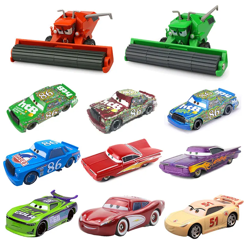 Disney Pixar цыпленок Hicks Молния Маккуин Тачки 2 3 матер Джексон шторм 1:55 литая машина из металлического сплава игрушки для мальчиков подарки на день рождения