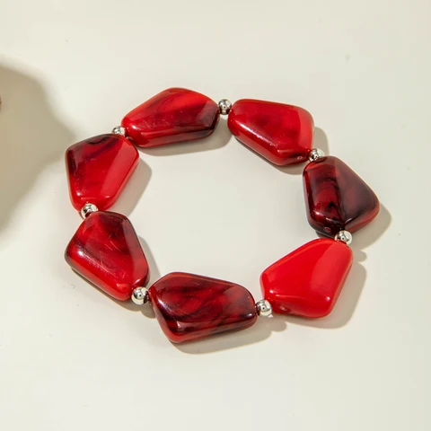 Tocona богемный ручной работы красочные рисовые бусины CCB браслет из смолы в виде морской звезды летний пляжный браслет женские праздничные ювелирные изделия подарок