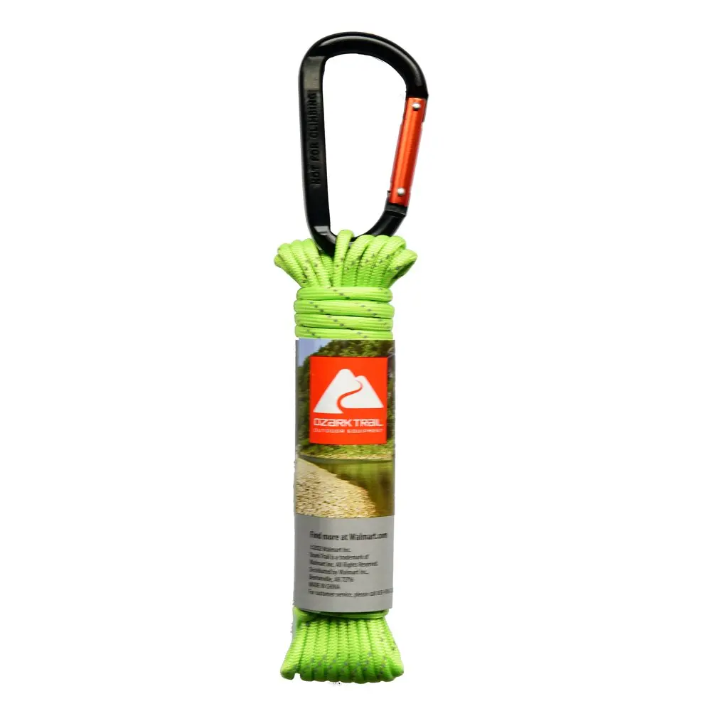 

30Ft 550 Reflective Paracord, Bright Green