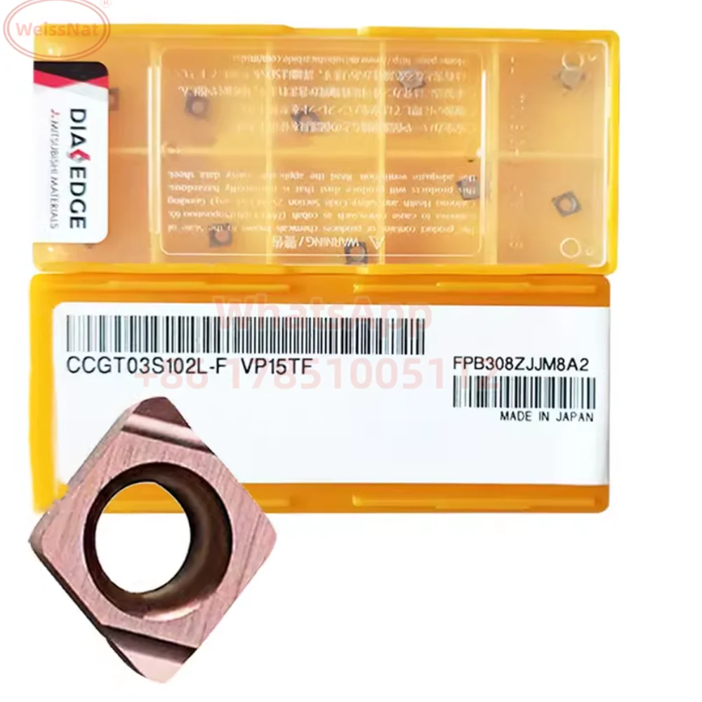 Карбидные вставки CCGT03S102 CCGT03S104 CCGT04T002 CCGT04T004ML L-F VP15TF MS6015 NX2525 MP3025 CCGT