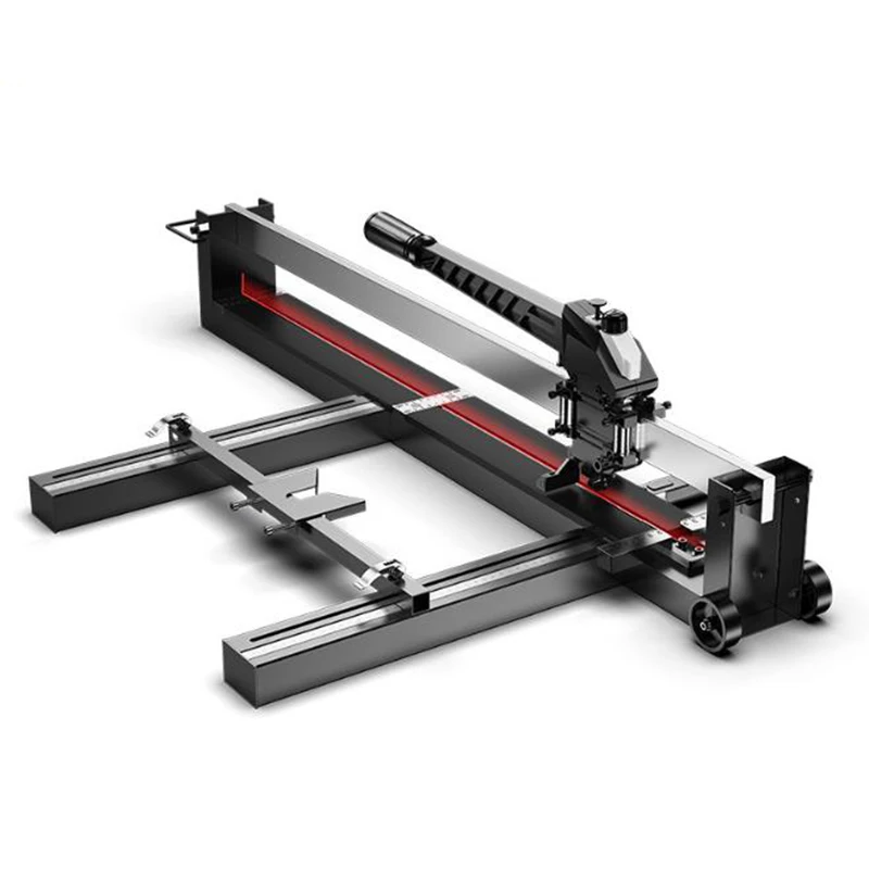 80CM Manual Ceramic Tile Cutter Infrared Laser Aiming Positioning Push Knife Folded Hand Floor Tile Cutting Machine