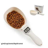 pet food scale electronic measuring tool dog cat feeding bowl measuring spoon kitchen scale digital 800g kitchen scale