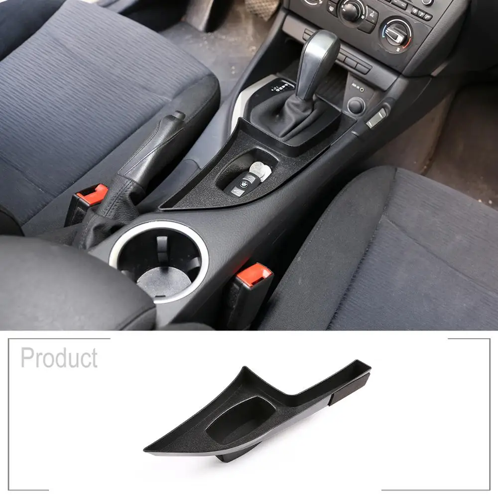 

ABS Style Car Interior Center Storage Box Phone Tray For BMW X1 E84 2011-2015 Left Hand Drive Accessories