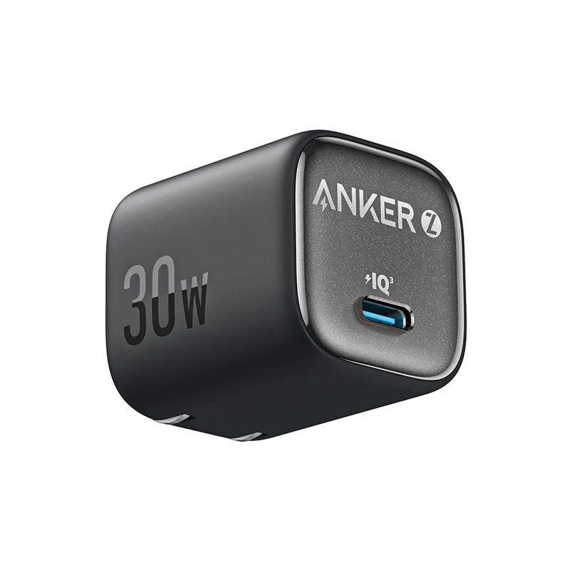 Фото Зарядное устройство Anker Zolo Compact GaN USB C, улучшенный контроль температуры, компактный дизайн и в 3 раза быстрая зарядка, 30 Вт, 20 Вт №1
