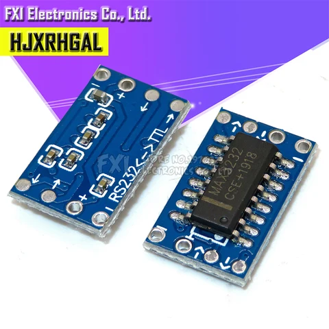 5 шт. RS232 MAX3232 уровень к ttl уровень доска 115200bps конвертер адаптер модуль Новый