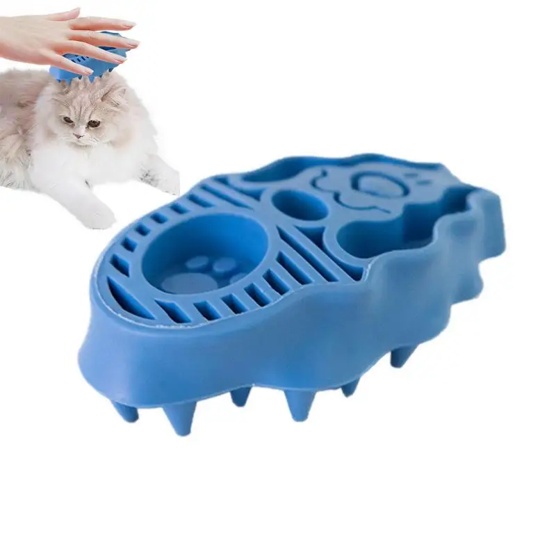 

Cat Bath Brush Waterproof Dog Shampoo Brush Puppy Shower Brush Kitten Hair Fur Grooming Massage Comb Pet Cleaning Supplies