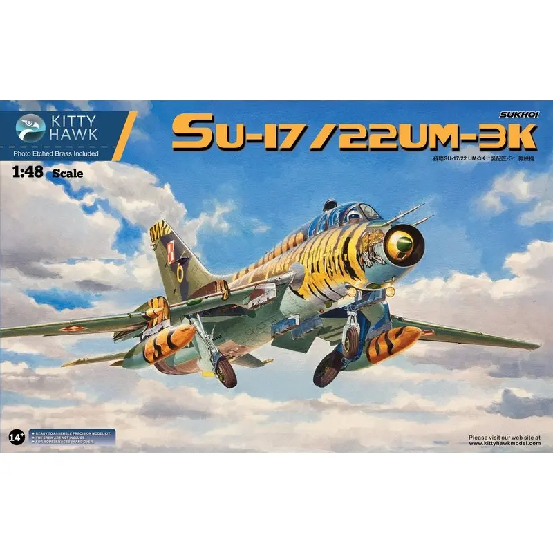 Kitty Hawk KH80147 1/48 Sukhoi Su-17/22 UM-3K - Scale Model Kit |