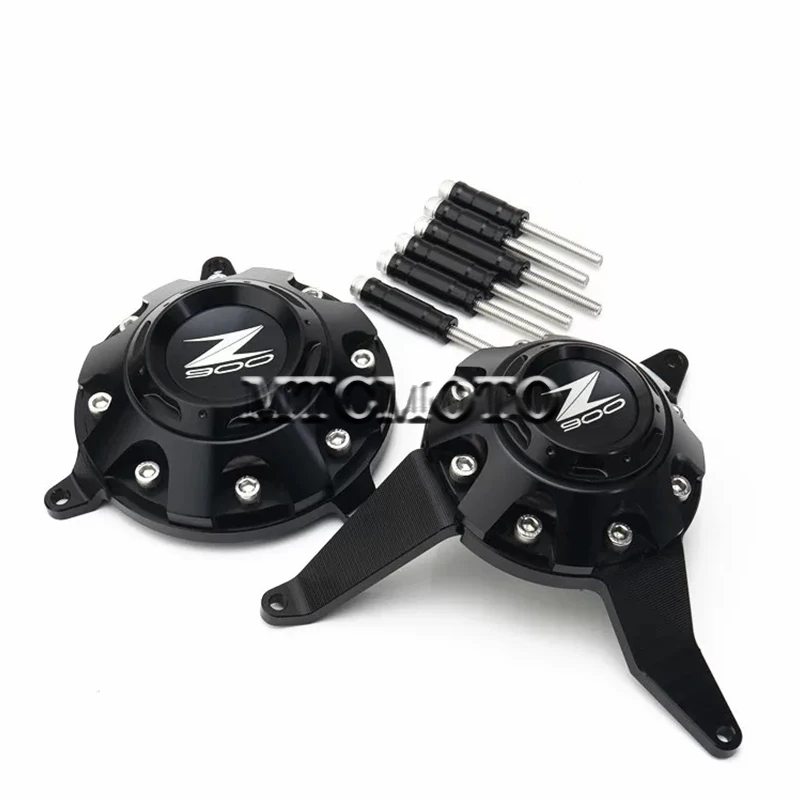 Фото Крышка двигателя мотоцикла для Kawasaki Z900 Z900/SE 17-23, модифицированный противоударный защитный боковой Чехол двигателя, противоударный бампер №2