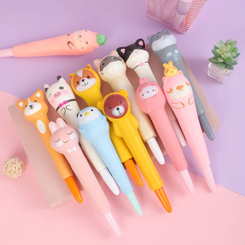 

Vent Pen Slow Rebound Decompression Pen Soft Student Pinch Pen Cute Gel Pen Creative Decompression Pen