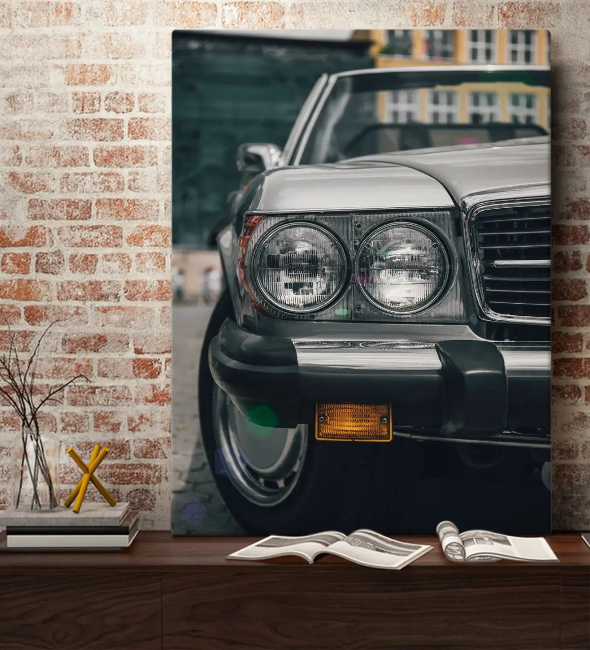 

BK Подарочный классический автомобильный холщовый стол 70x100 см-14