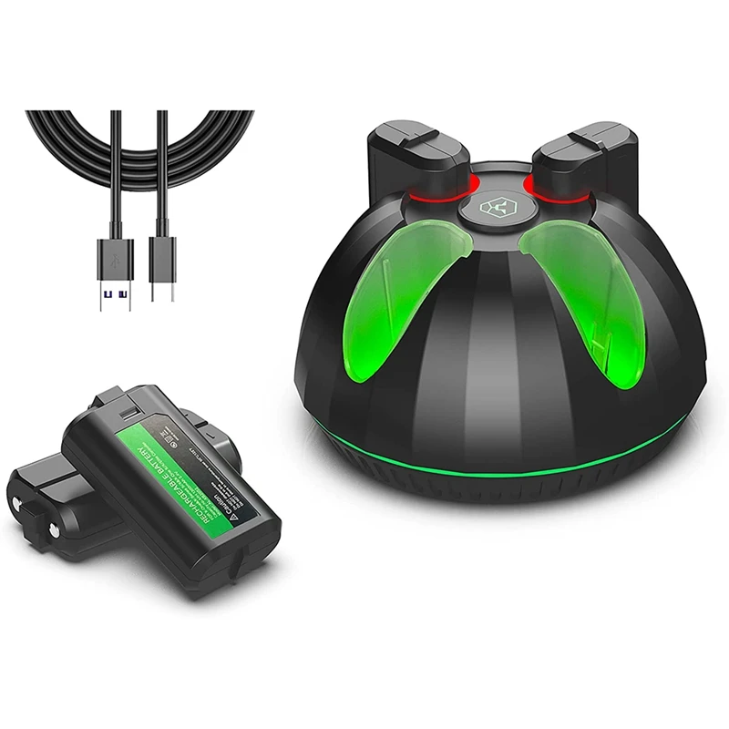 

Handle Game Controller Battery Packs, Compatible for One/ Series X S/ One S/X/Elite Controller 4 Pack
