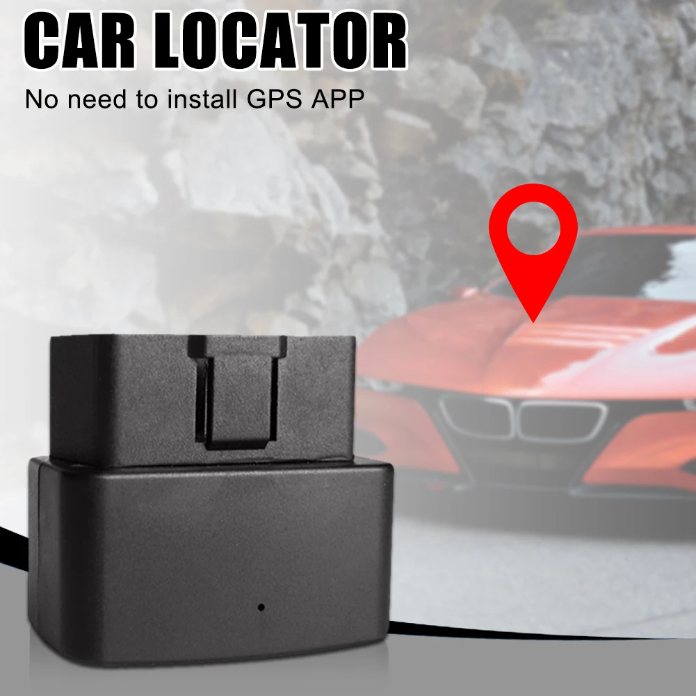 

Car GPS Tracker with OBDII Interface Vehicle Locator with Real Time Tracking/Speed Monitoring/ACC Status Detection