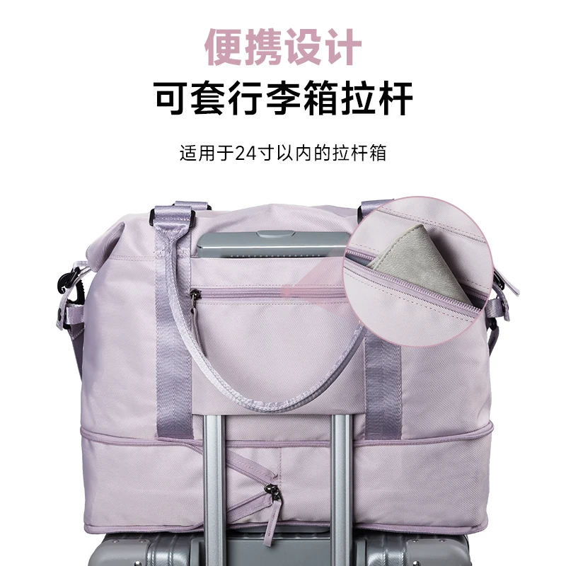 Oxford Weekender Travel Bags for Women Waterproof Bag Expand Large Overnight Sports Tote Gym HandBag Traveling Bags for Female