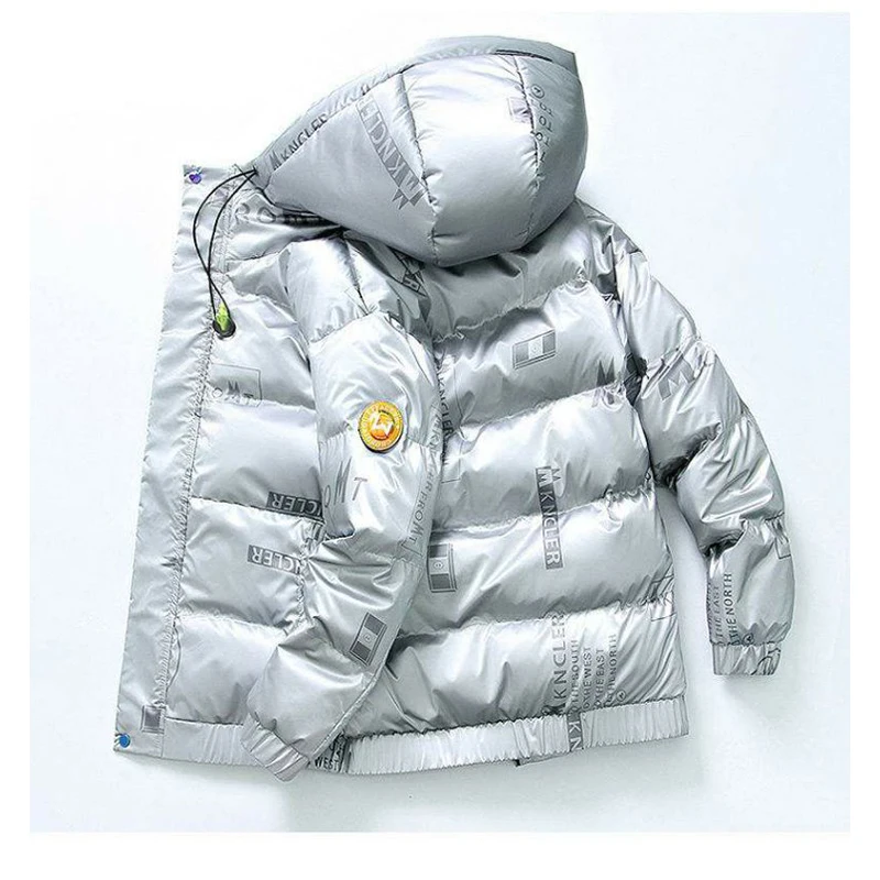 Autumn Winter Men's Jacket Coat White Duck Down Jackets Korean Top Fashion Youth Hooded Sweater High-Quality Jacket Warm Coats