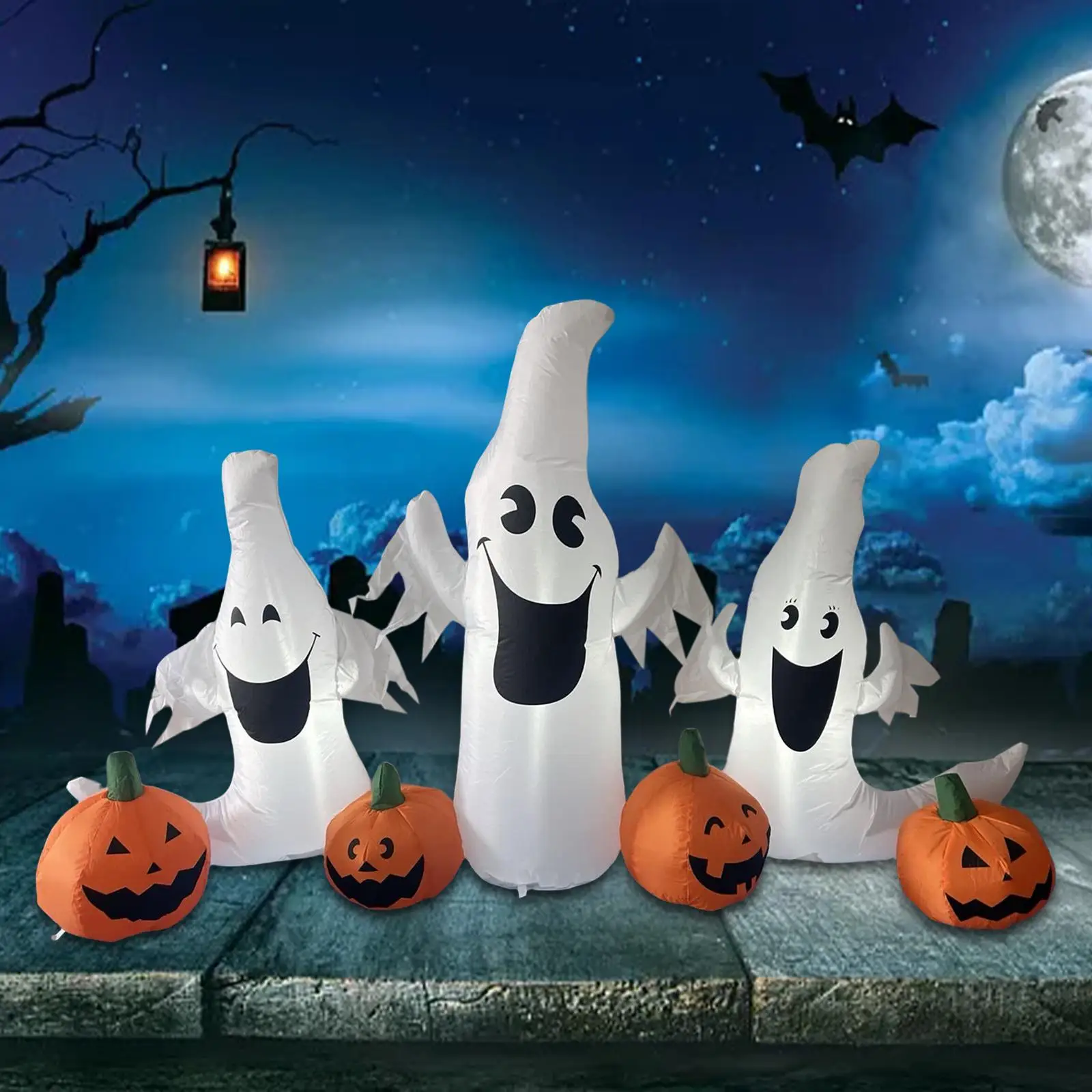 

90'' Tall Halloween Inflatable Pumpkin Decorative for Ornament Decoration